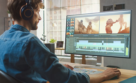 Videoschnitt per Remote Desktop