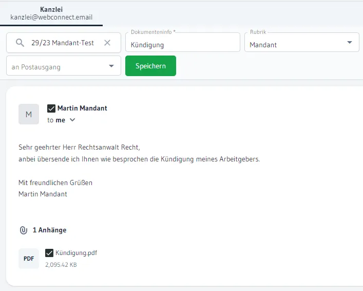 Elektronischer Rechtsverkehr mit RA-MICRO Essentials
