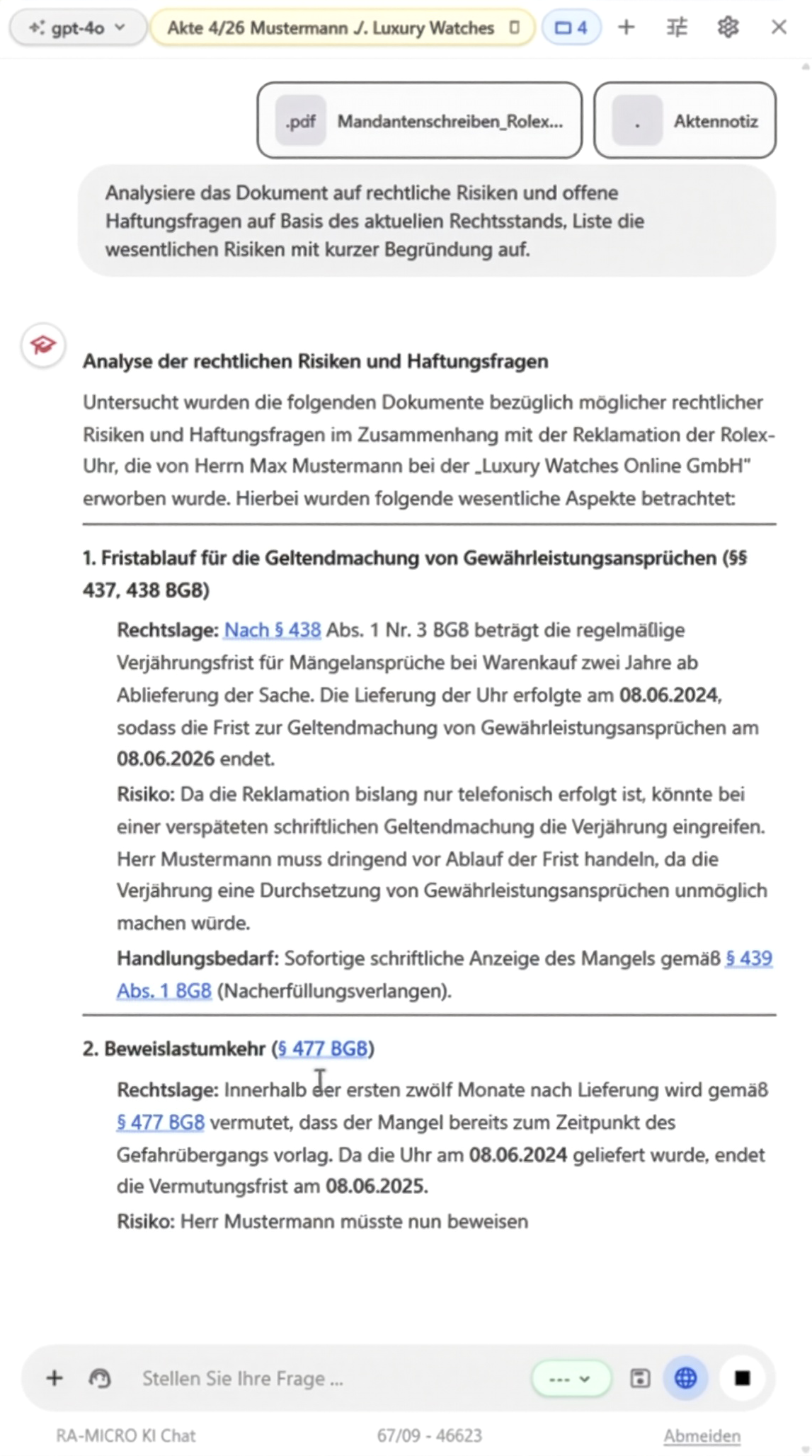 KI-Analyse von Dokumenten